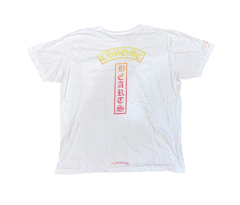 Chrome Hearts Gradient T-Bar Tee White