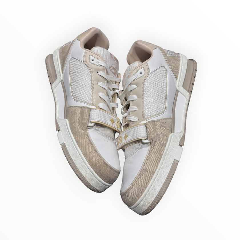 Louis Vuitton Trainer Beige White