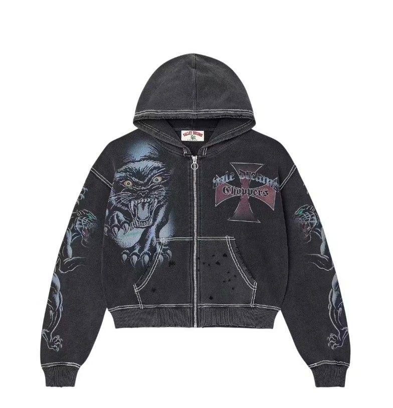 Vale Forever Hardy Boyz Zip Up Hoodie