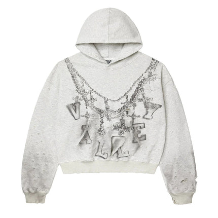 Vale Forever Big Chain Hoodie Grey