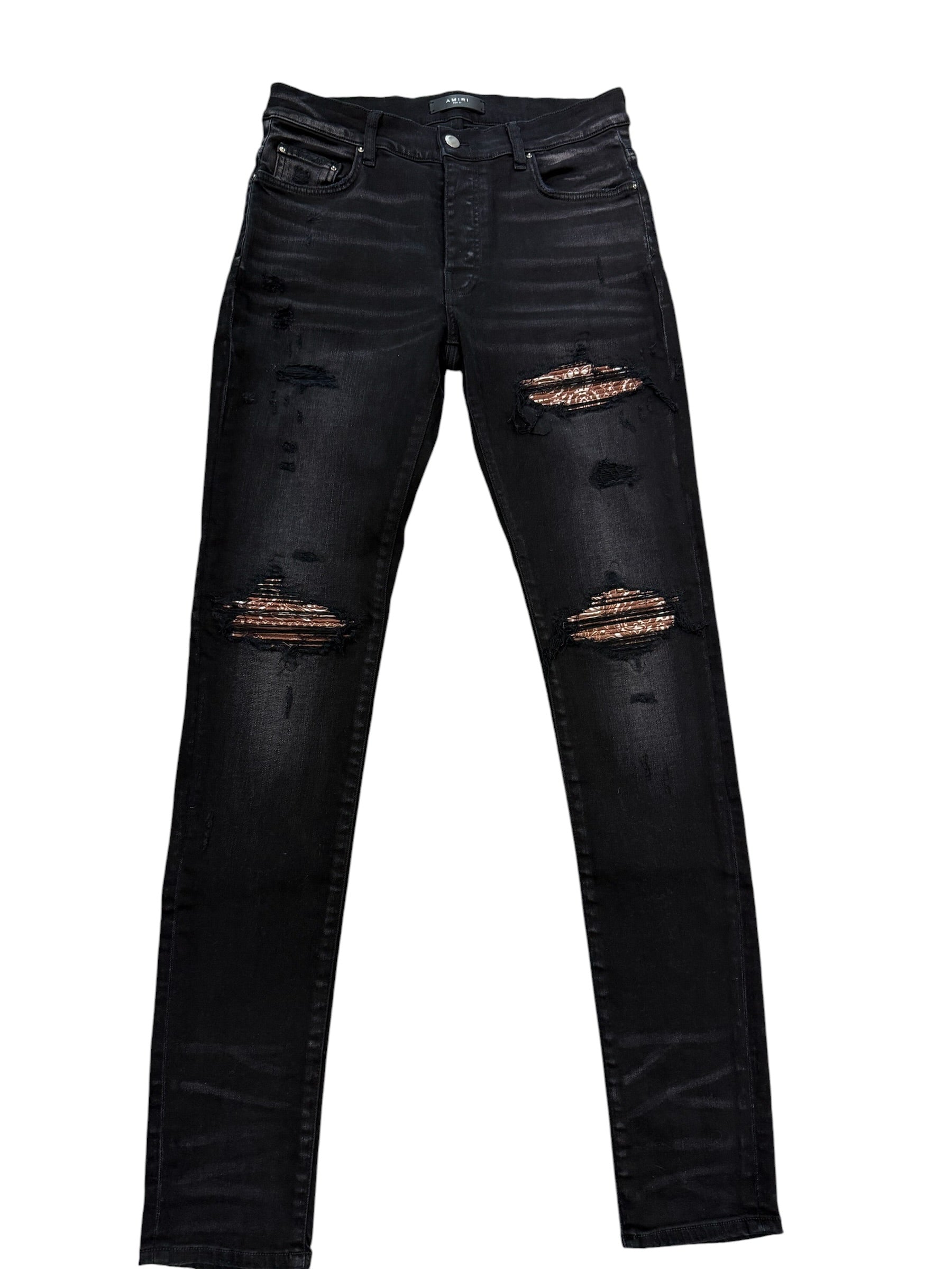 Amiri MX1 Bandana Clay/Black Denim