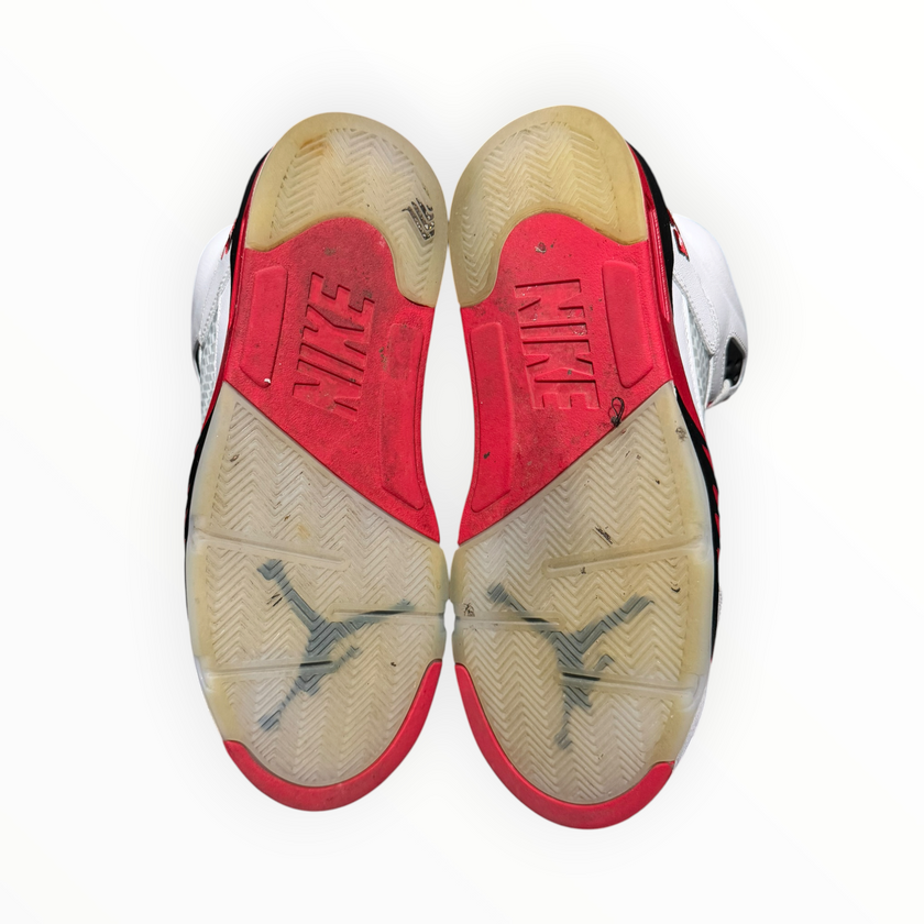 Jordan 5 Retro Fire Red Black Tongue (2025)