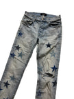 Amiri MX1 Bandana Star Denim