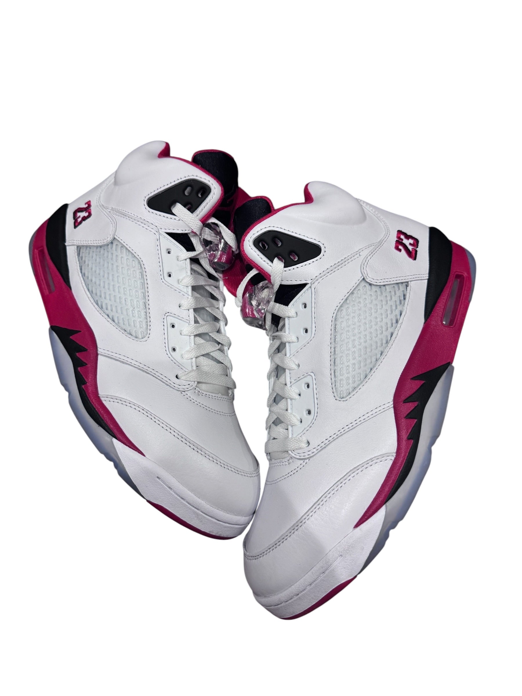 Jordan 5 Retro Fire Red Black Tongue (2025)