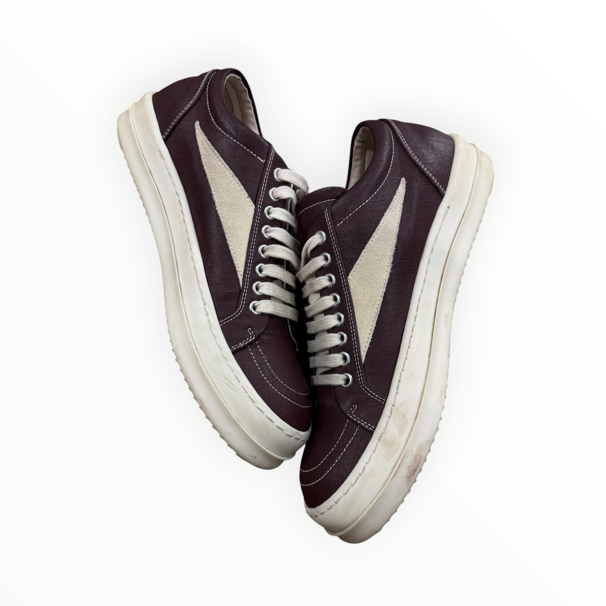Rick Owens DRKSHDW Vintage Low Burgundy