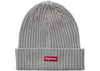 Supreme Overdyed Beanie (SS26) Heather Grey
