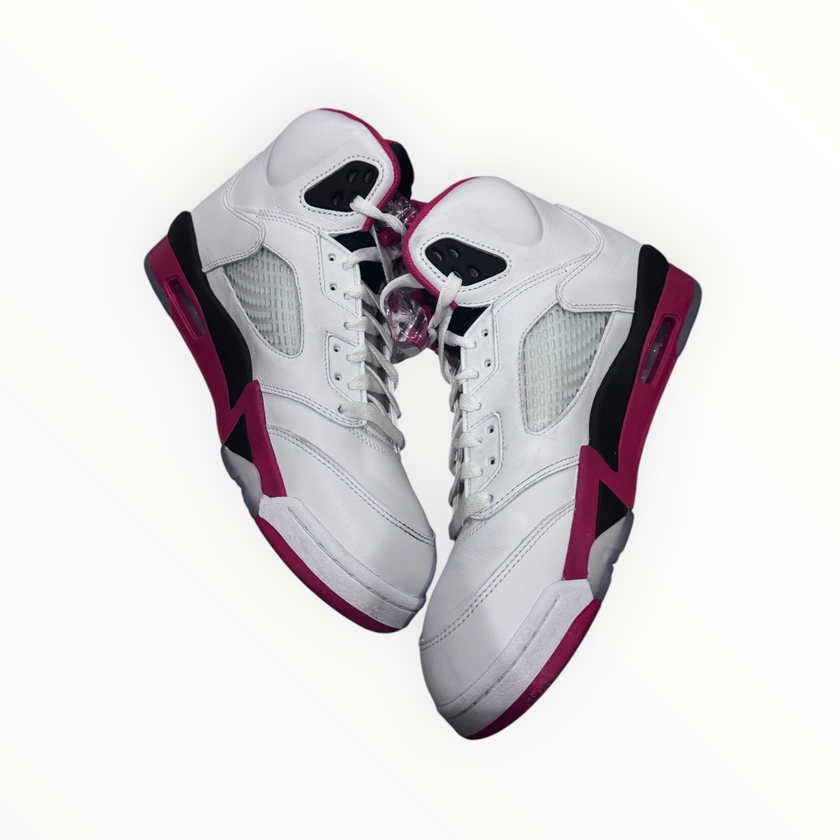 Jordan 5 Retro Fire Red Black Tongue (2025)