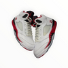 Jordan 5 Retro Fire Red Black Tongue (2025)
