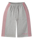 GV Gallery ‘Aunt Cathy’ Grey/Pink 3/4th Shorts