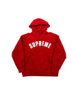 Supreme Pearl Logo Hooded Sweatshirt Red