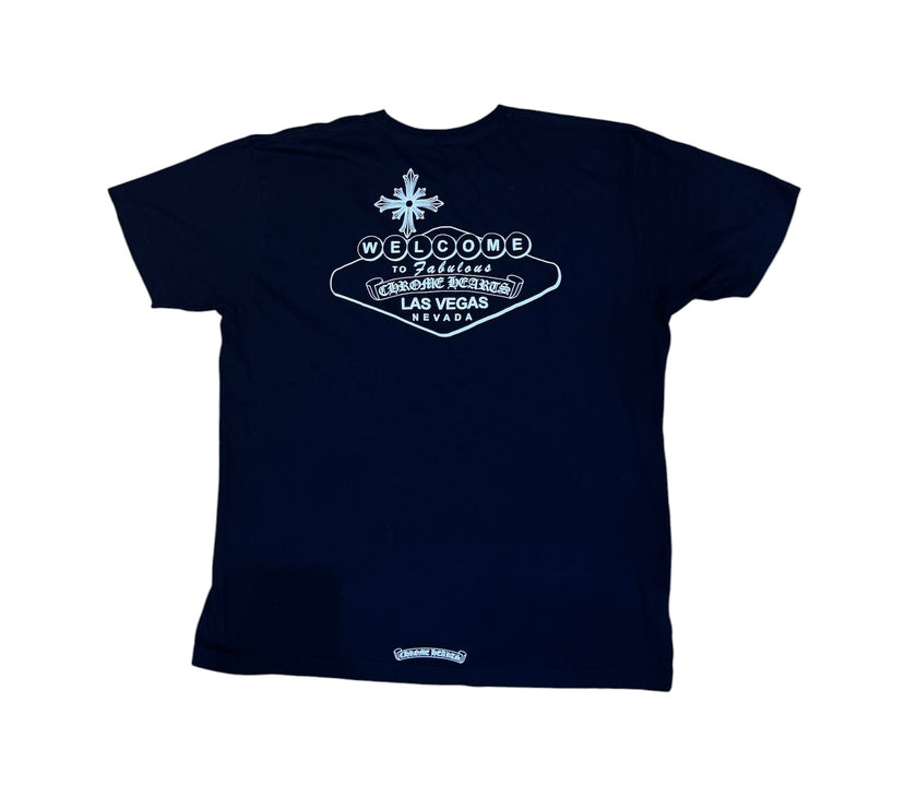 Chrome Hearts Welcome to Fabulous Las Vegas Tee Black