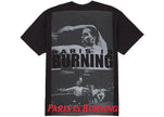 Supreme Paris Is Burning Tee Black