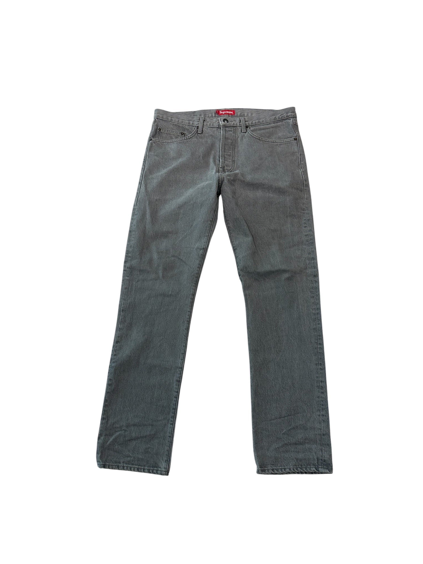 Supreme Straight Leg Grey Denim