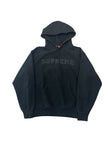 Supreme Classic Logo Hoodie Black/Black (Sale)