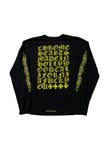 Chrome Hearts Neon Floral Eye Chart Long Sleeve