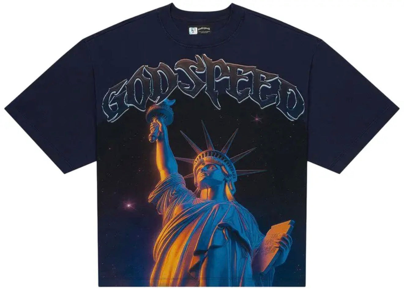Godspeed Purple City Tee Navy