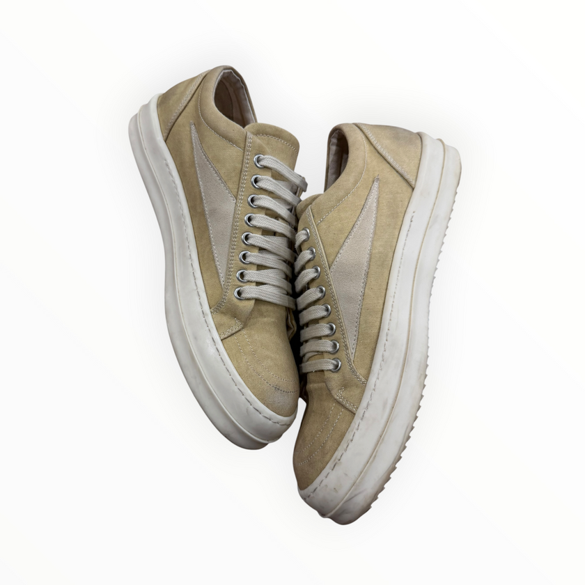 Rick Owens Vintage Sneaker Parchment/Milk
