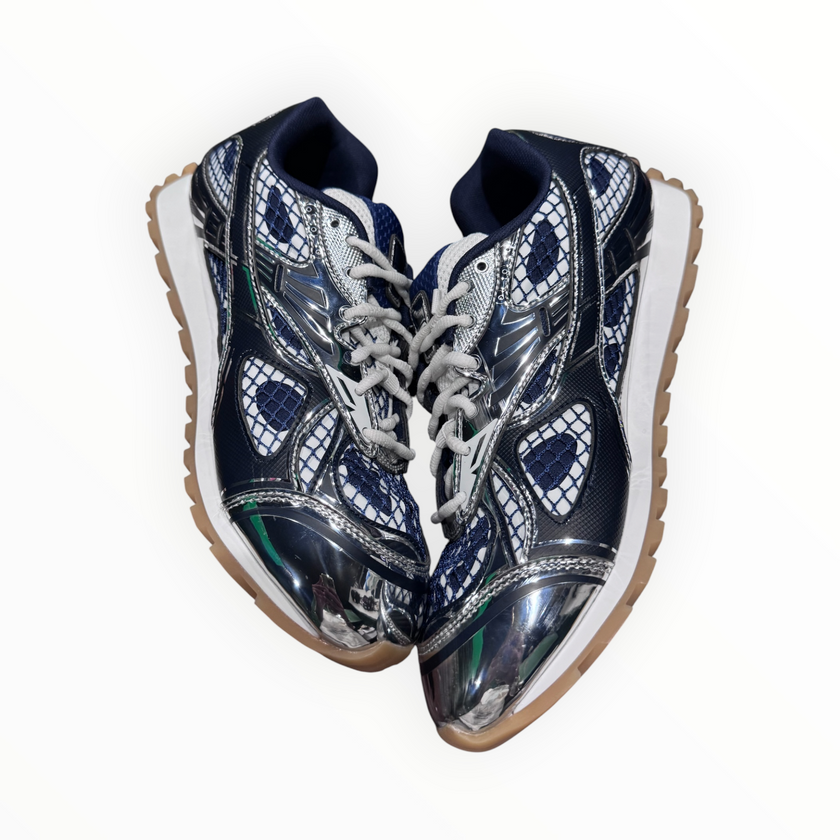 Bottega Veneta Orbit Abyss Silver