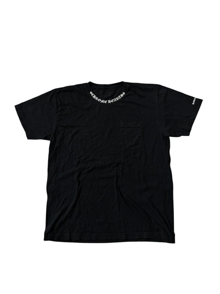 Chrome Hearts Short Sleeve Pocket Crew T-shirt Black