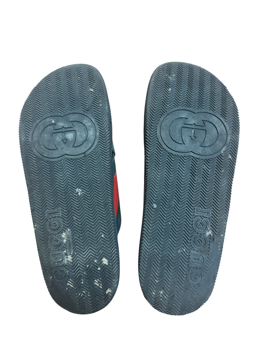 Gucci Rubber Slide Green/Red