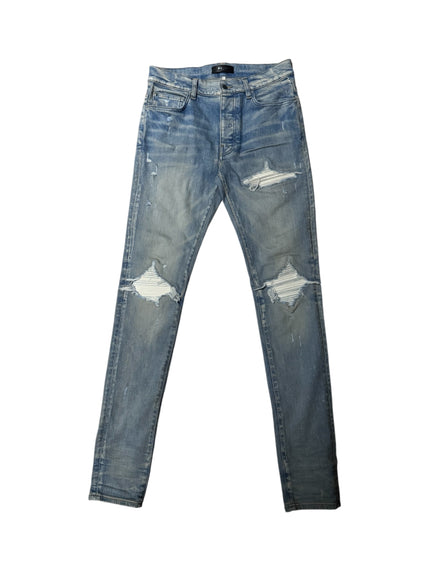 Amiri MX1 Blue/White Patch Denim