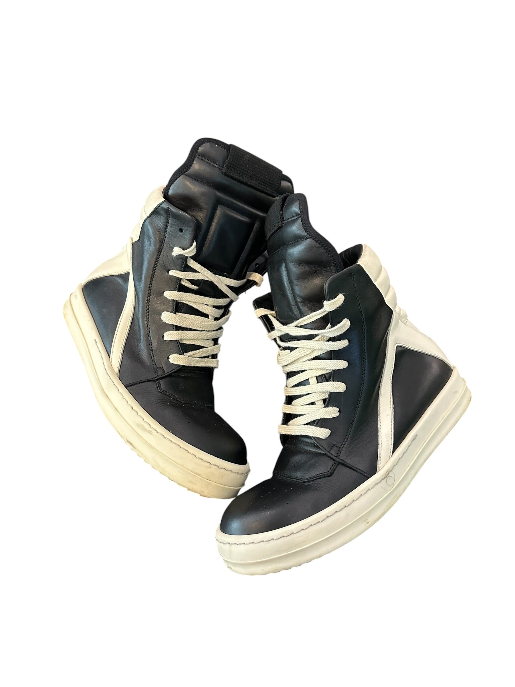 Rick Owens Geobaskets Black/Milk