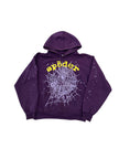 Sp5der Star OG Web V2 Hoodie Purple
