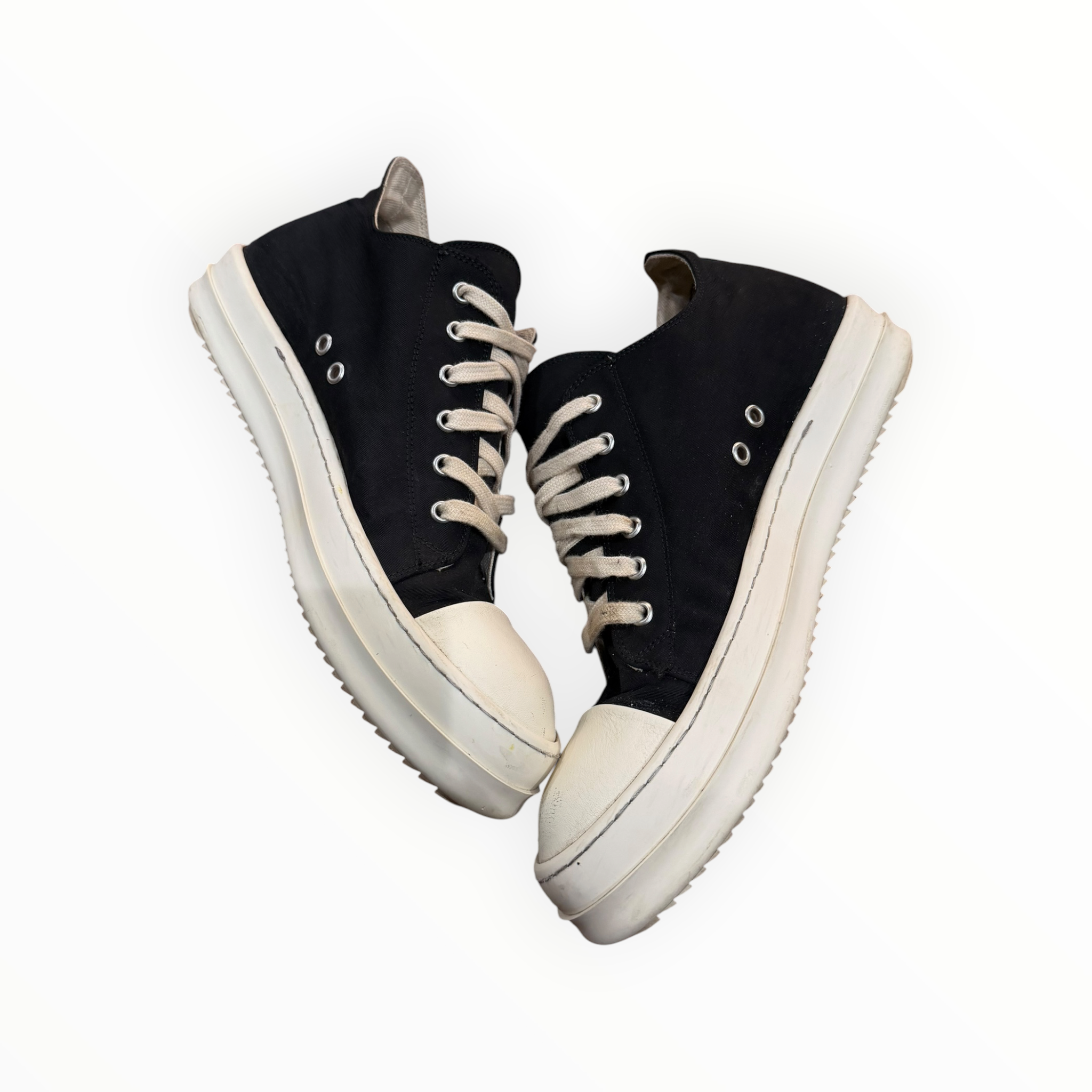 Rick Owens DRKSHDW Low Black/Milk