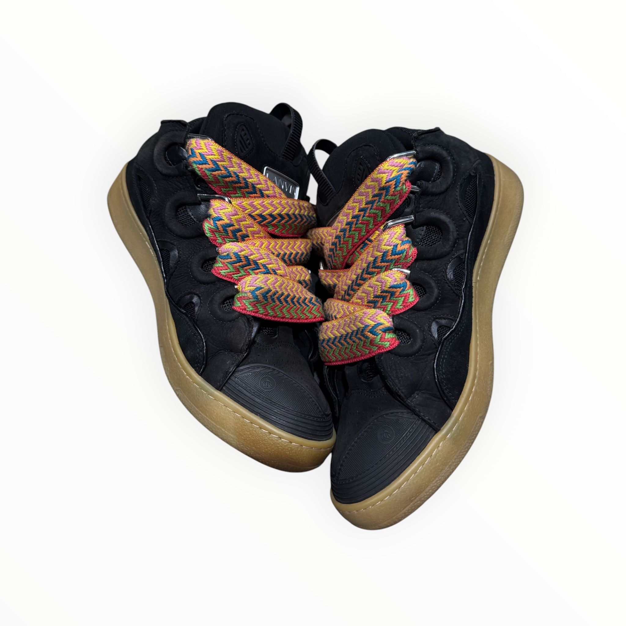 Lanvin Curb Sneaker Black/Multicolor