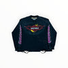 SeCND SLF x Masato Kawajo Firestorm Vintage L/S  Black/Red/Teal