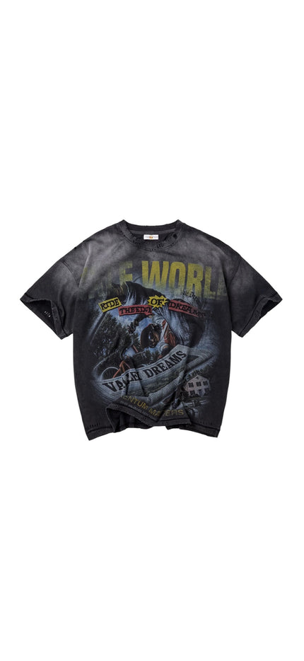 Vale Forever Newspaper Tee Black