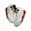 Jordan 5 Retro Fire Red Black Tongue (2025)