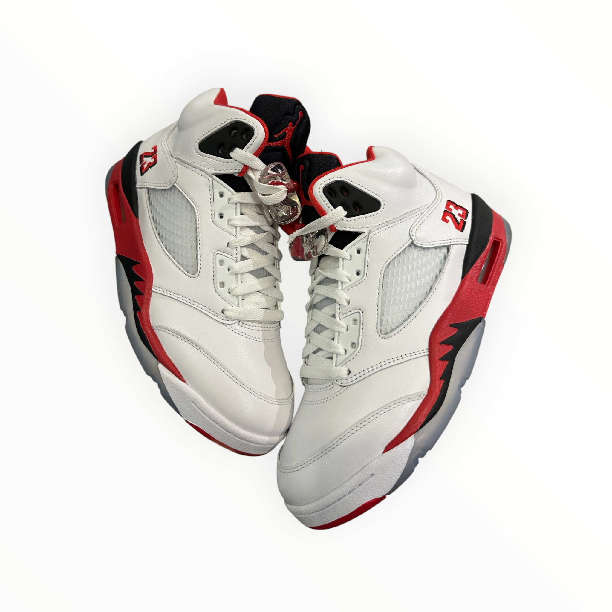 Jordan 5 Retro Fire Red Black Tongue (2025)