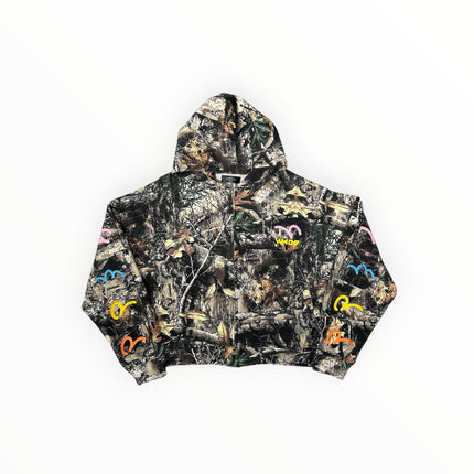 HMDD Multi-Pocket Camo Zip Up