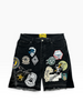 Godspeed Patch Work Jorts Black