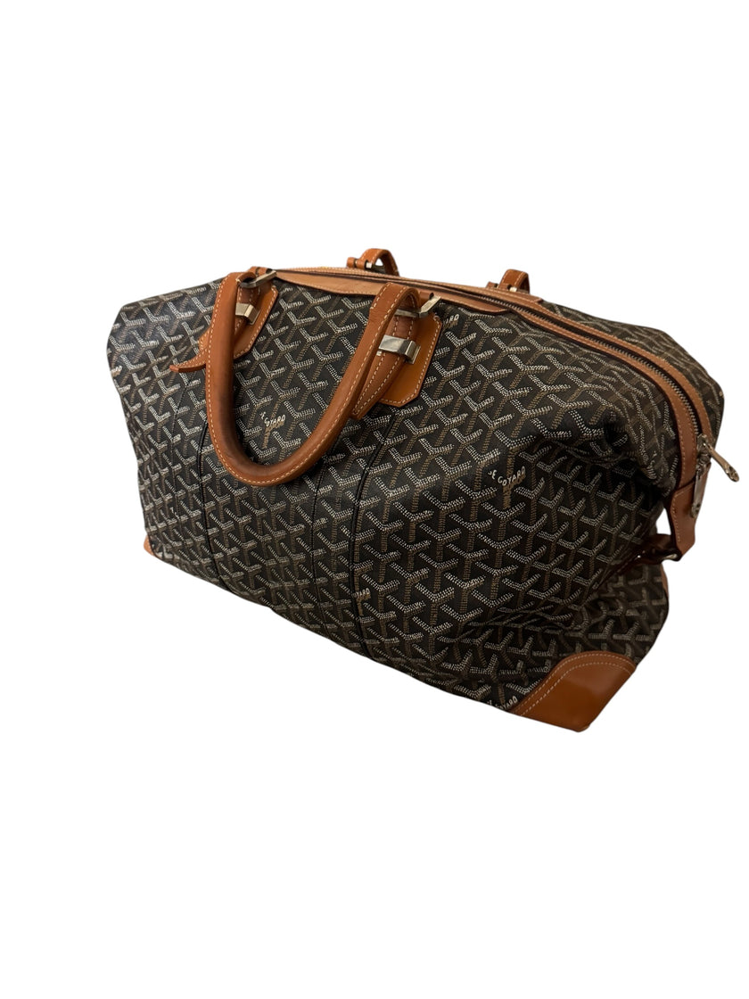 Goyard Black & Brown Boeing 55 Duffel Bag
