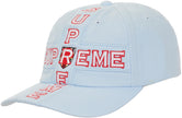 Supreme Cross 6-Panel Cap Blue