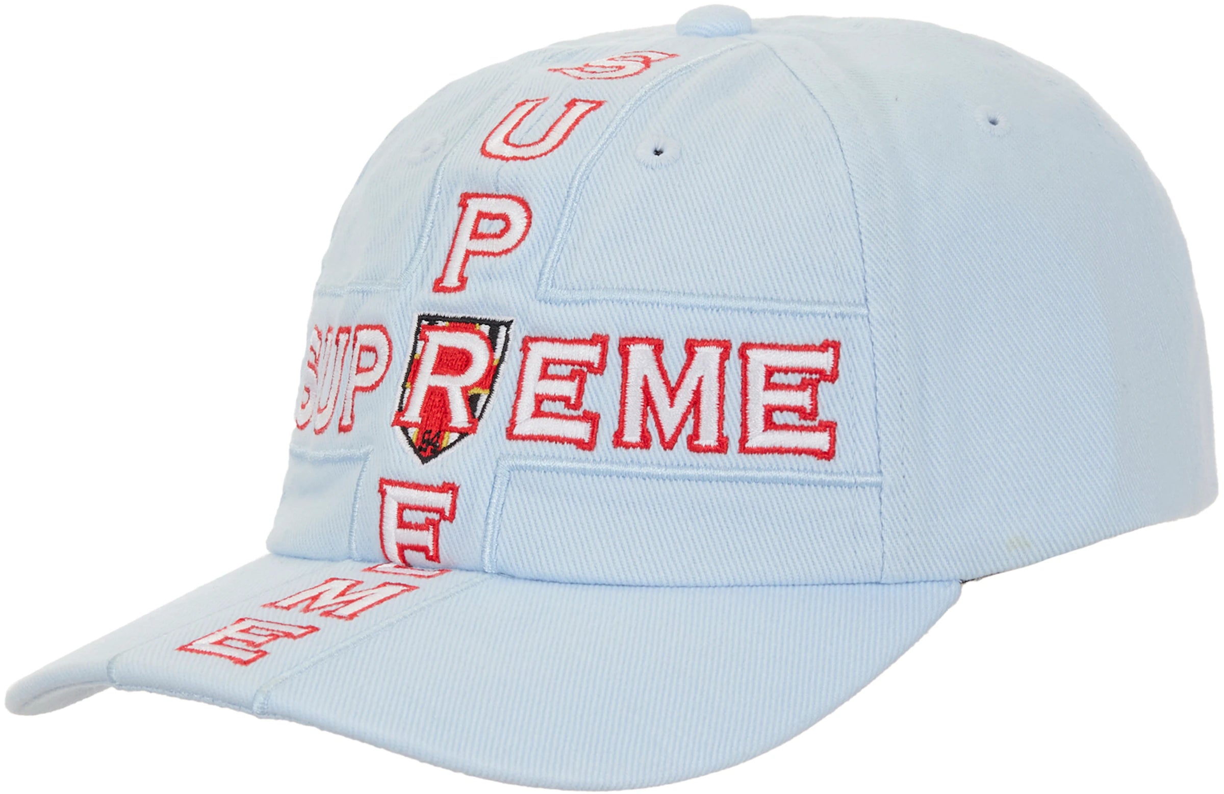 Supreme Cross 6-Panel Cap Blue