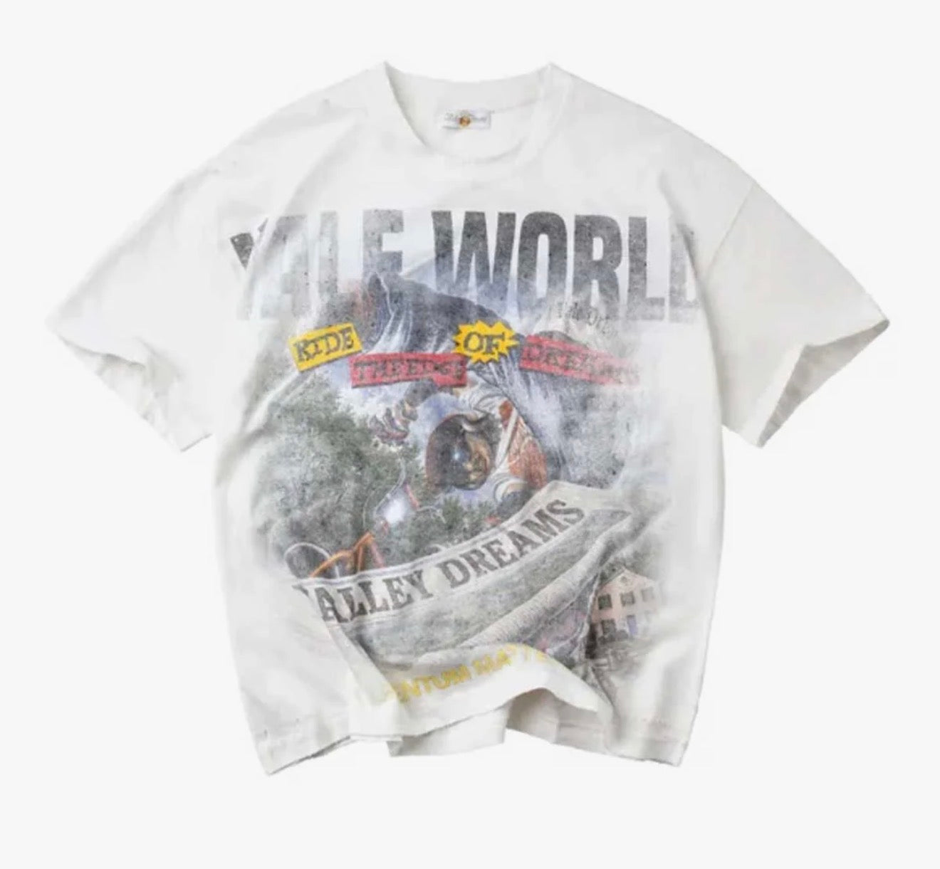 Vale Forever Newspaper Tee White