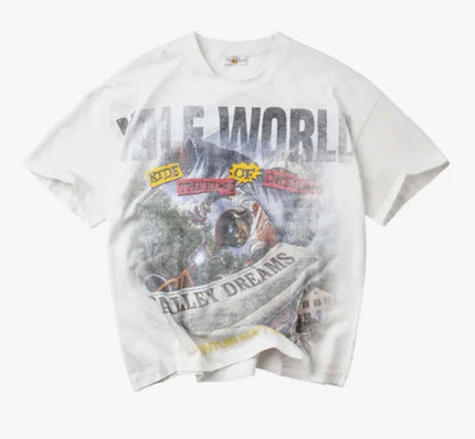 Vale Forever Newspaper Tee White