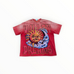 Vale Forever Red Thrashed Sun Tee