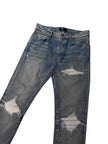 Amiri MX1 Blue/White Patch Denim