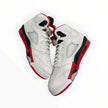 Jordan 5 Retro Fire Red Black Tongue (2025)