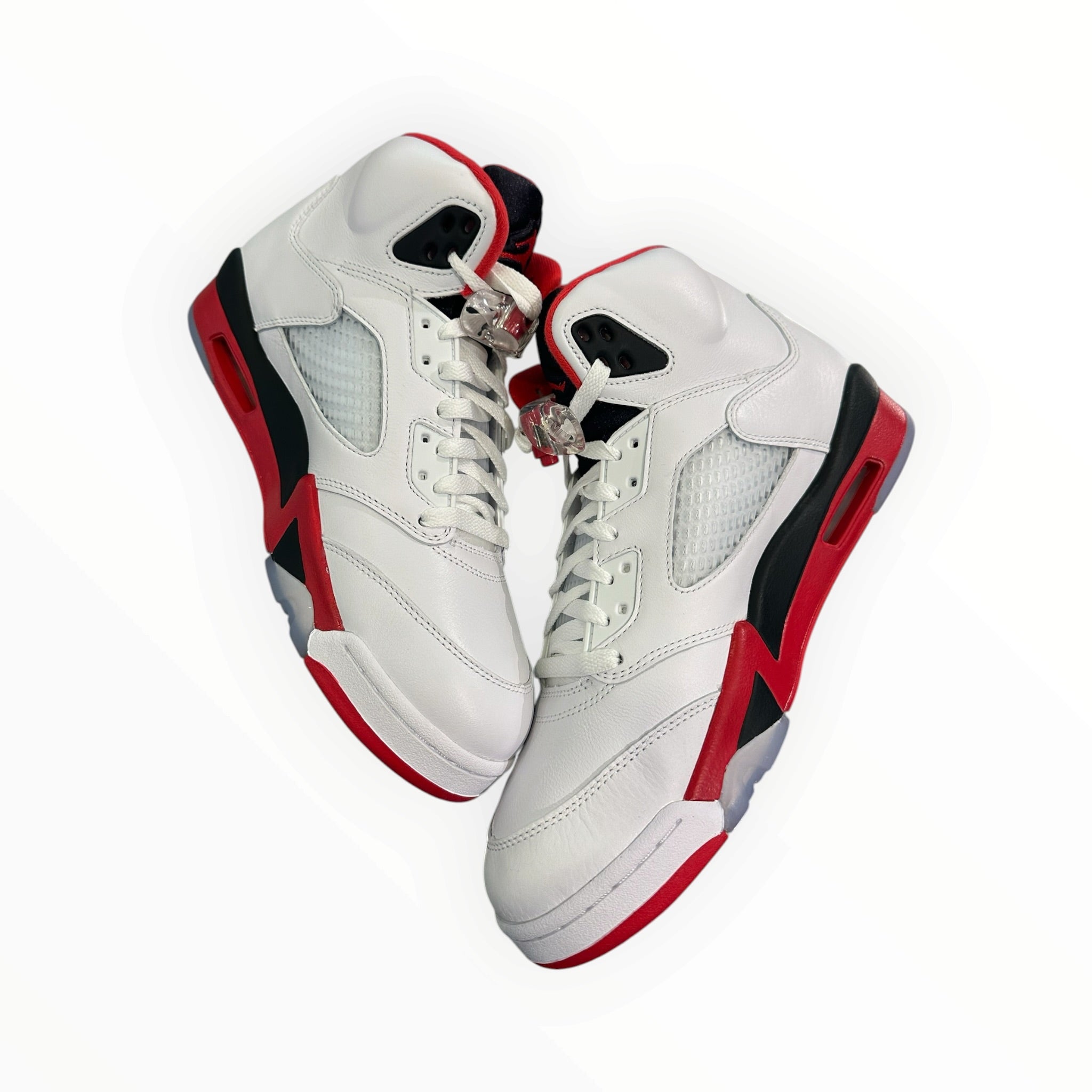Jordan 5 Retro Fire Red Black Tongue (2025)