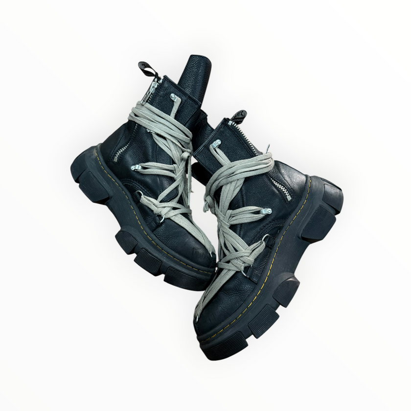 Dr. Martens 1460 DMXL Mega Lace Boot Rick Owens Black