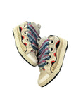 Lanvin Curb Sneaker White Blue Red