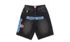 Supreme Mitchell & Ness Washington Bullets Baggy Denim Shorts Black
