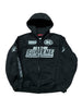 Supreme Football Zip Up Hooded Sweatshirt (FW25) Black
