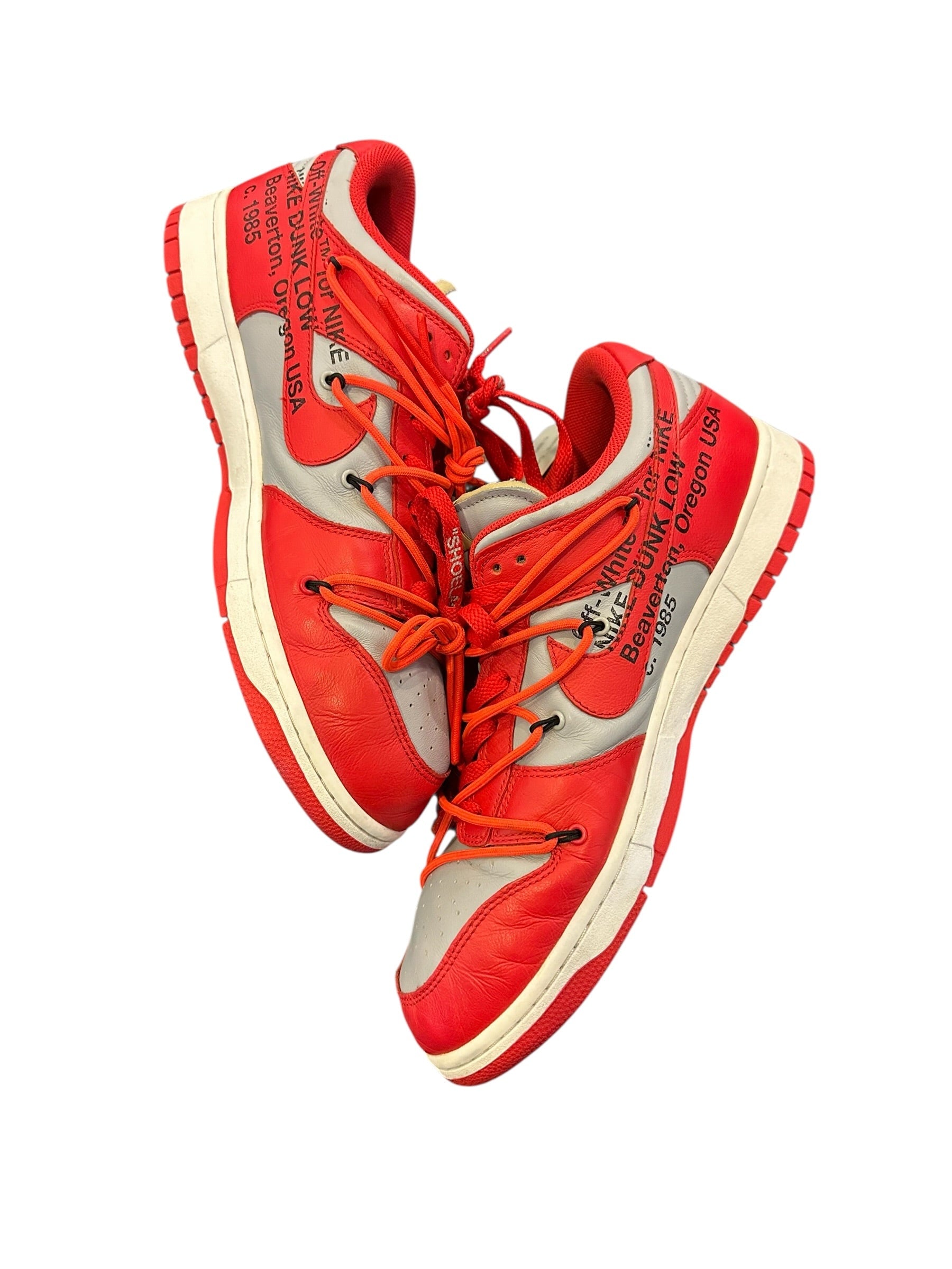 Nike Dunk Low Off-White University Red (Sale)