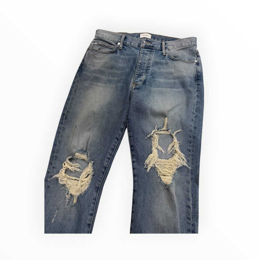 Rhude Trashed Denim Blue